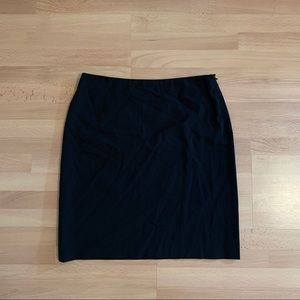 DKNY Black pencil skirt petite 8